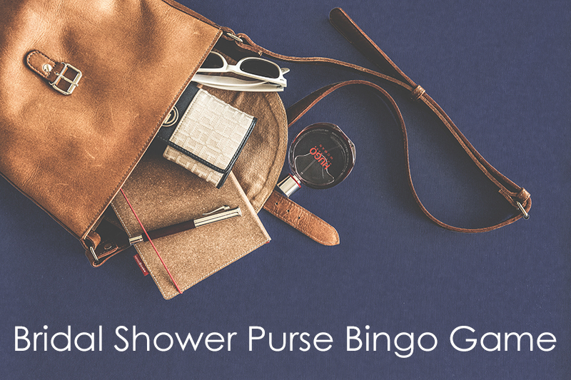 Bridal Shower Purse Bingo Game