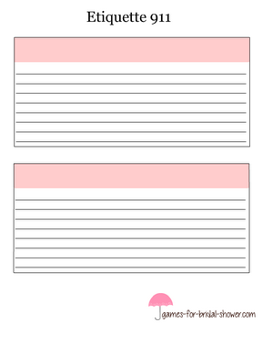 Free printable etiquette 911 game blank cards