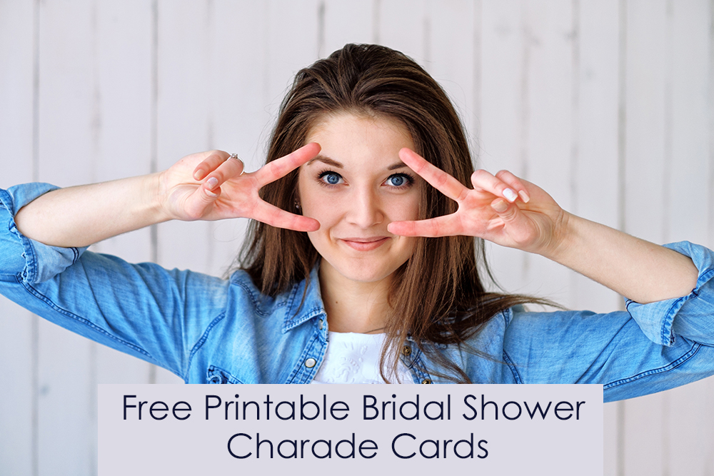 Free Printable Bridal Shower Charade Cards