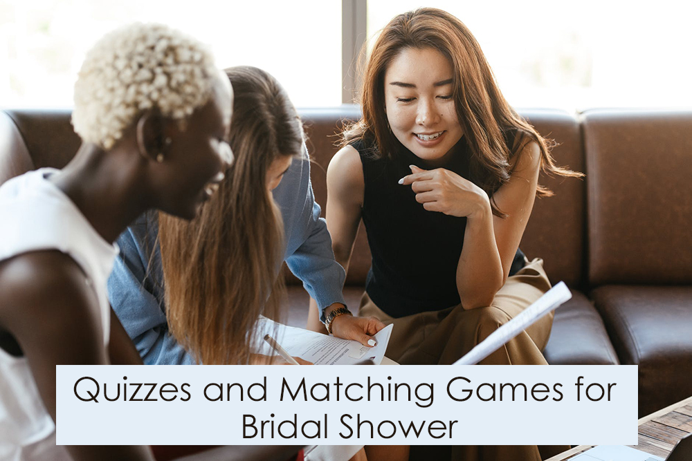 17 Quizzes and Matching Games for Bridal Shower